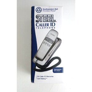 Southwestern Bell Steel Phone Corded Telephone Caller ID FM2552RT